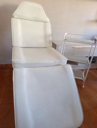 Camilla Estética Hidráulica + mesita auxiliar