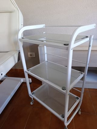 Camilla Estética Hidráulica + mesita auxiliar