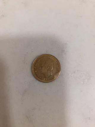 Moneda 1 Peseta España 1982 Escudo
