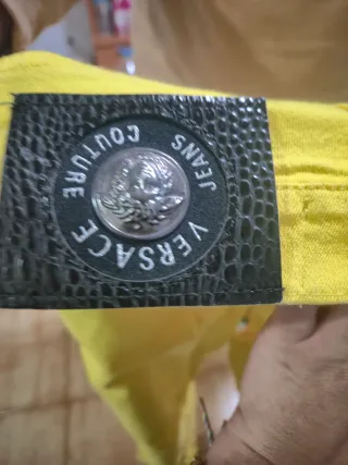 Pantalones Versace Naranja Talla  xs 2x1