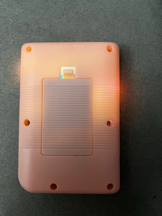 Consola de videojuegos portátil rosa