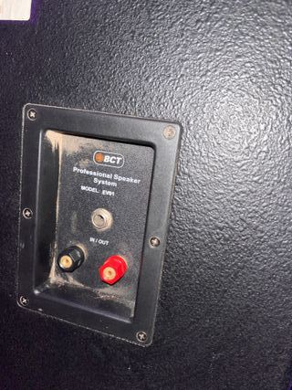 Altavoz BCT negro pasivo