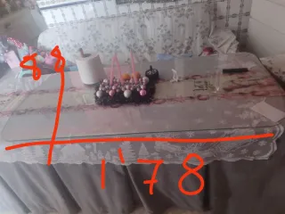 Cristal para mesa 178x88 cm