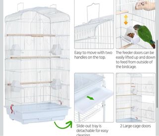 Voliera per pappagalli e uccellini