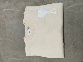 Sweatshirt AMI Paris Bege Tamanho L