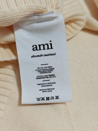 Sweatshirt AMI Paris Bege Tamanho L