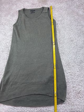 Vestido Massimo Dutti S Verde Oliva