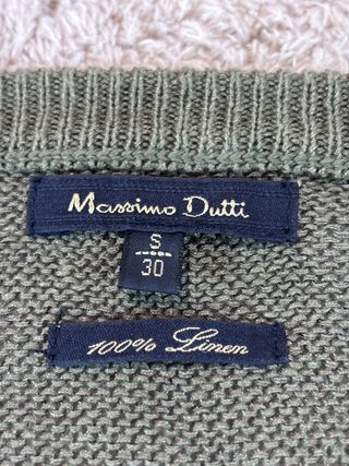 Vestido Massimo Dutti S Verde Oliva