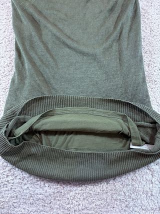 Vestido Massimo Dutti S Verde Oliva