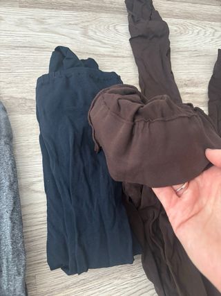 Lote de medias (azul marino, marrones, grises)