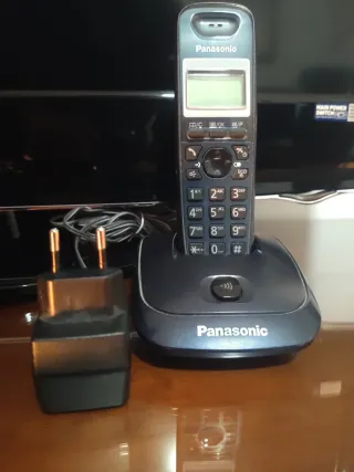 Teléfono Inalámbrico Panasonic Negro/Gris
