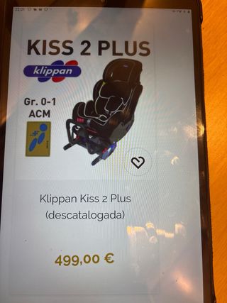 Silla de coche Klippan