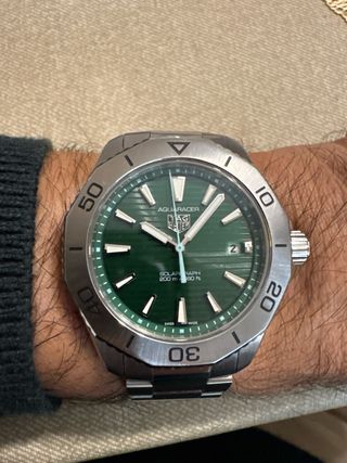 TAG Heuer Aquaracer Solargraph Esfera Verde