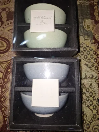 Juego de 2 cuencos de cerámica