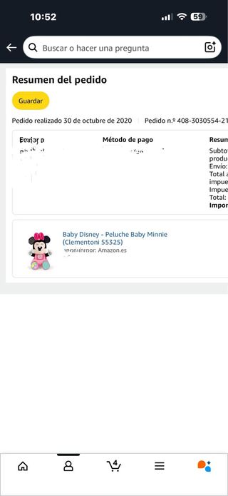 Peluche Interactivo Minnie Bebé