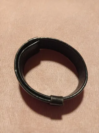 Lote 4 Pulseras Vintage Cuero y Metal