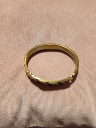 Lote 4 Pulseras Vintage Cuero y Metal