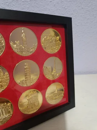 ✨ Colección CCE - Marco Negro y Fondo Rojo ✨