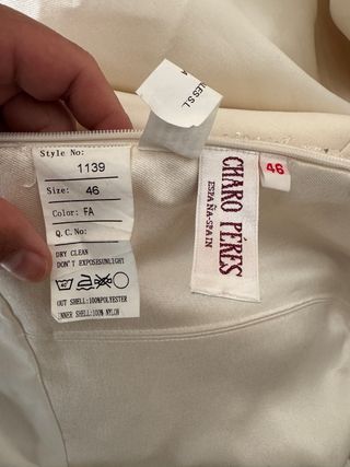 Vestido de Novia Blanco talla 46