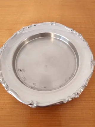 Zuccheriera o formaggiera in vetro e metallo