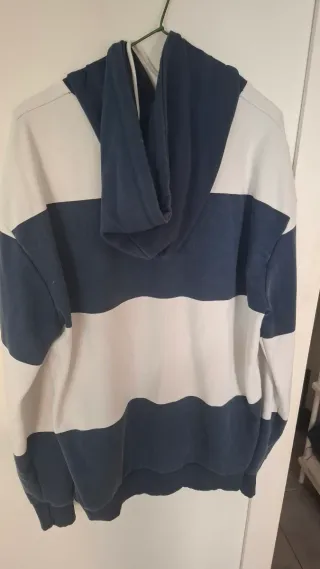 Sudadera Nautica Azul y Blanca