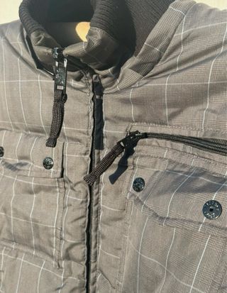 Chaqueta Sfera Hombre Cuadros Gris