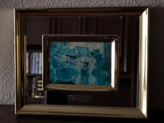 Cuadro esmaltado 10x15 con espejo