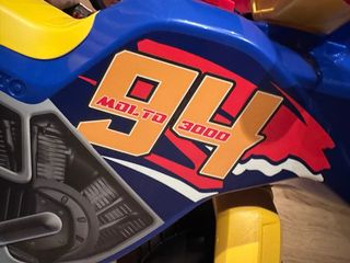 Moto juguete Molto 3000 Azul y Amarillo