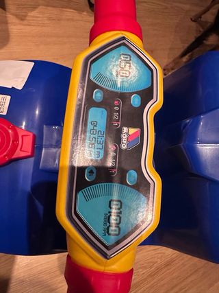 Moto juguete Molto 3000 Azul y Amarillo