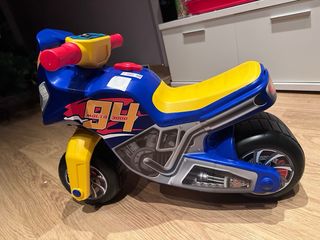 Moto juguete Molto 3000 Azul y Amarillo