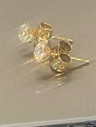 Pendientes Oro 18k Diamantes Naturales 0.62 Ct