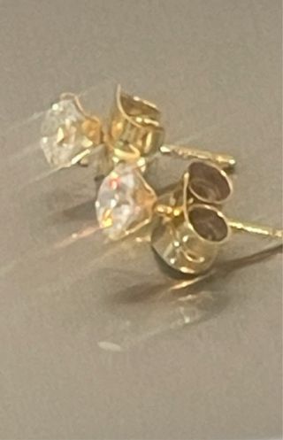 Pendientes Oro 18k Diamantes Naturales 0.62 Ct