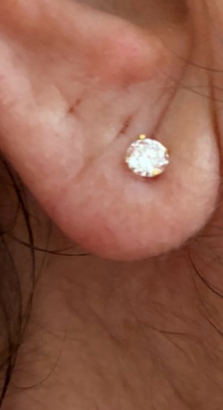 Pendientes Oro 18k Diamantes Naturales 0.62 Ct