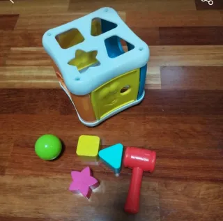 Juego encajar piezas bebé 1 año