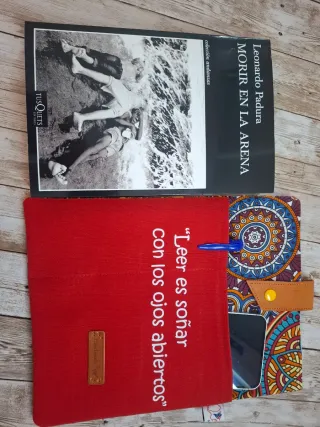 Funda Libro/Tablet Diseño Niña y Gato