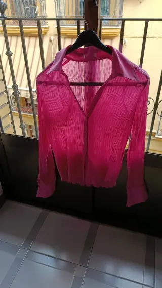 Lote 3 Camisas Mujer Rayas, Rosa y roja