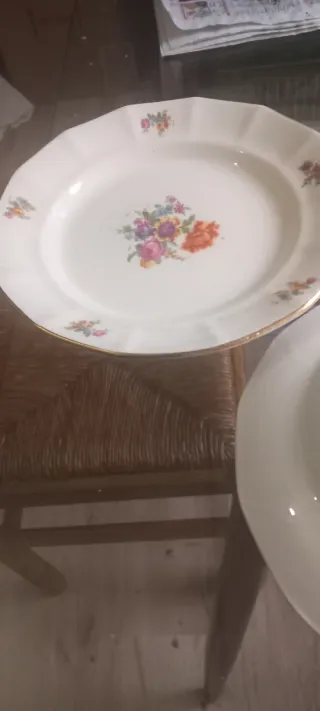 Plato La Cartuja Vintage Flores