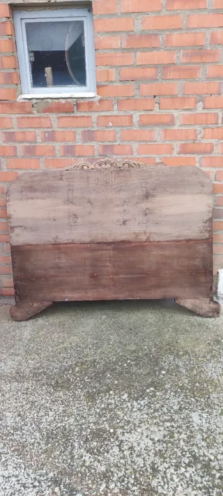 Cabecero de madera antiguo, para restaurar