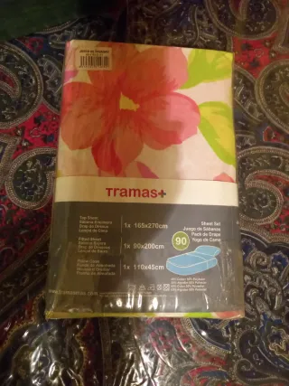 Juego de Sábanas 90cm Tramas+