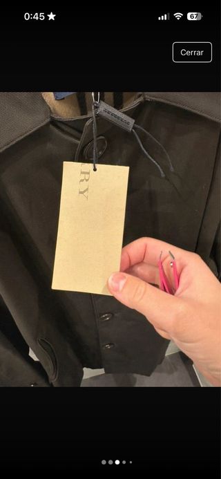 Gabardina Burberry Marrón