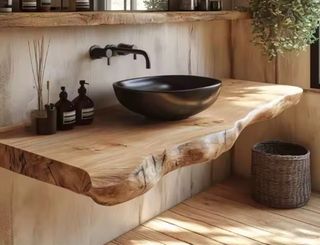 Mobili in legno massello rustico