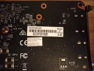 ASUS EX-GTX1050-O2G Tarjeta Gráfica