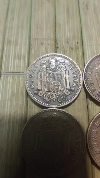 6 Monedas Peseta Franco