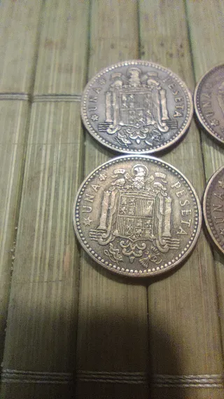 6 Monedas Peseta Franco
