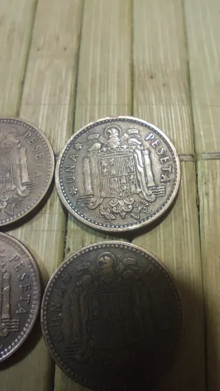 6 Monedas Peseta Franco