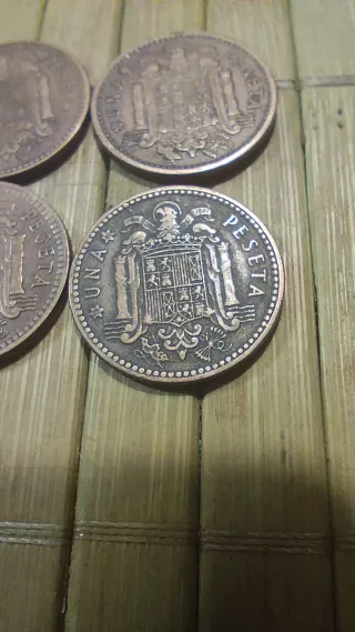 6 Monedas Peseta Franco
