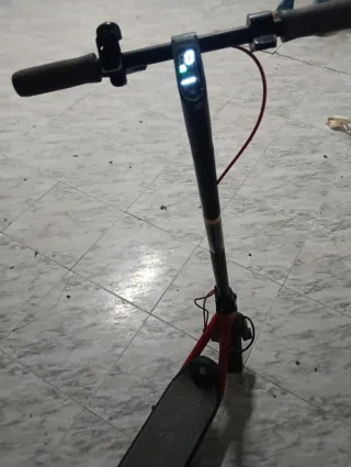 2 Patinetes eléctrico tiene la rueda trasera pinch