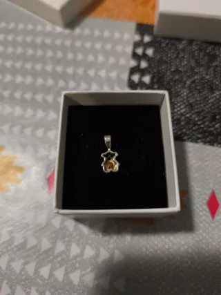 Colgante Oso Tous Plata y Peridoto