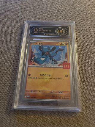 Carta Pokémon Riolu McDonald's JPN 10