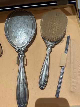 Antico Set Toilette Argento 800